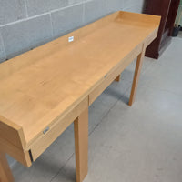 70"W Fold Out Desk with Single Drawer