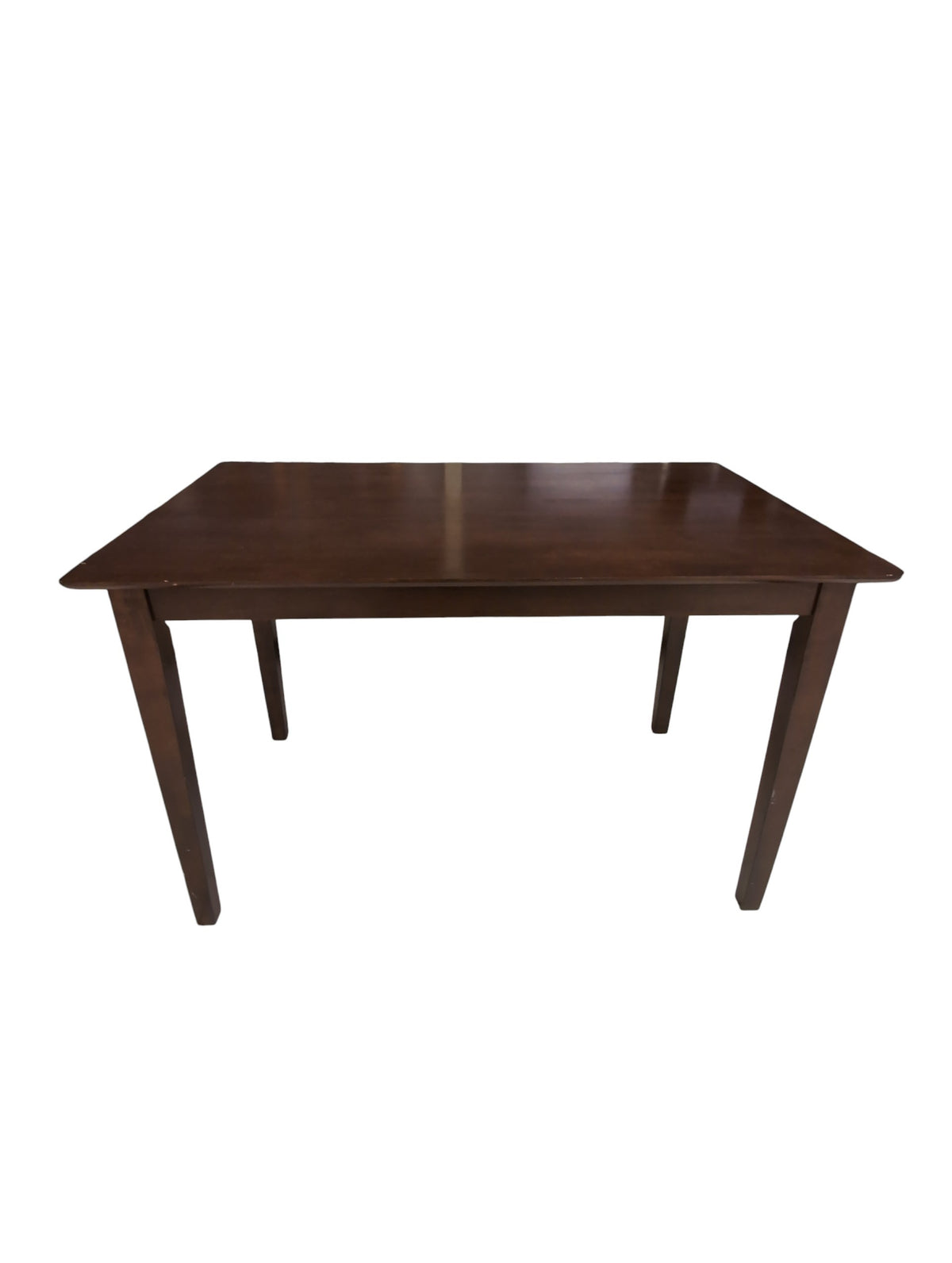 Dark Brown Wooden Dining Table w/ 4 Chairs