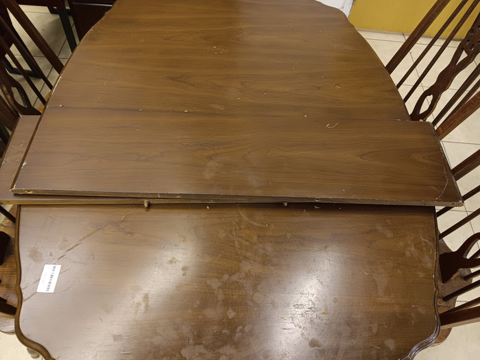 Tuscan Coffee Sherry Wood Extendable Dining Table #PH6