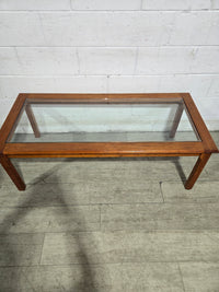 Glass-Top Coffee Table