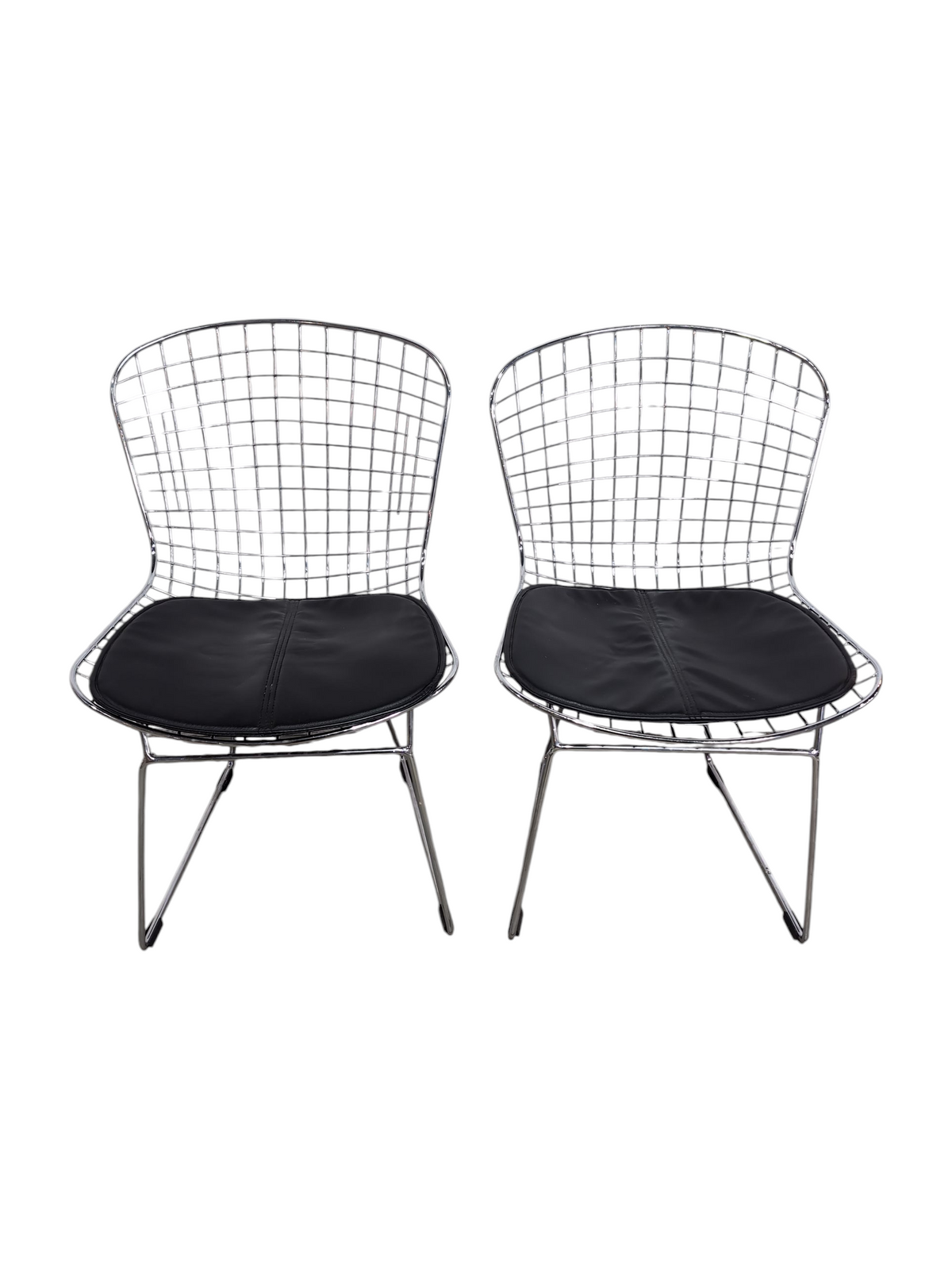 Set of 2 Wire Back Chairs
