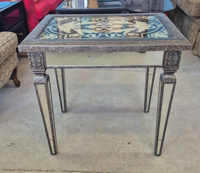 Mirrored Side Table