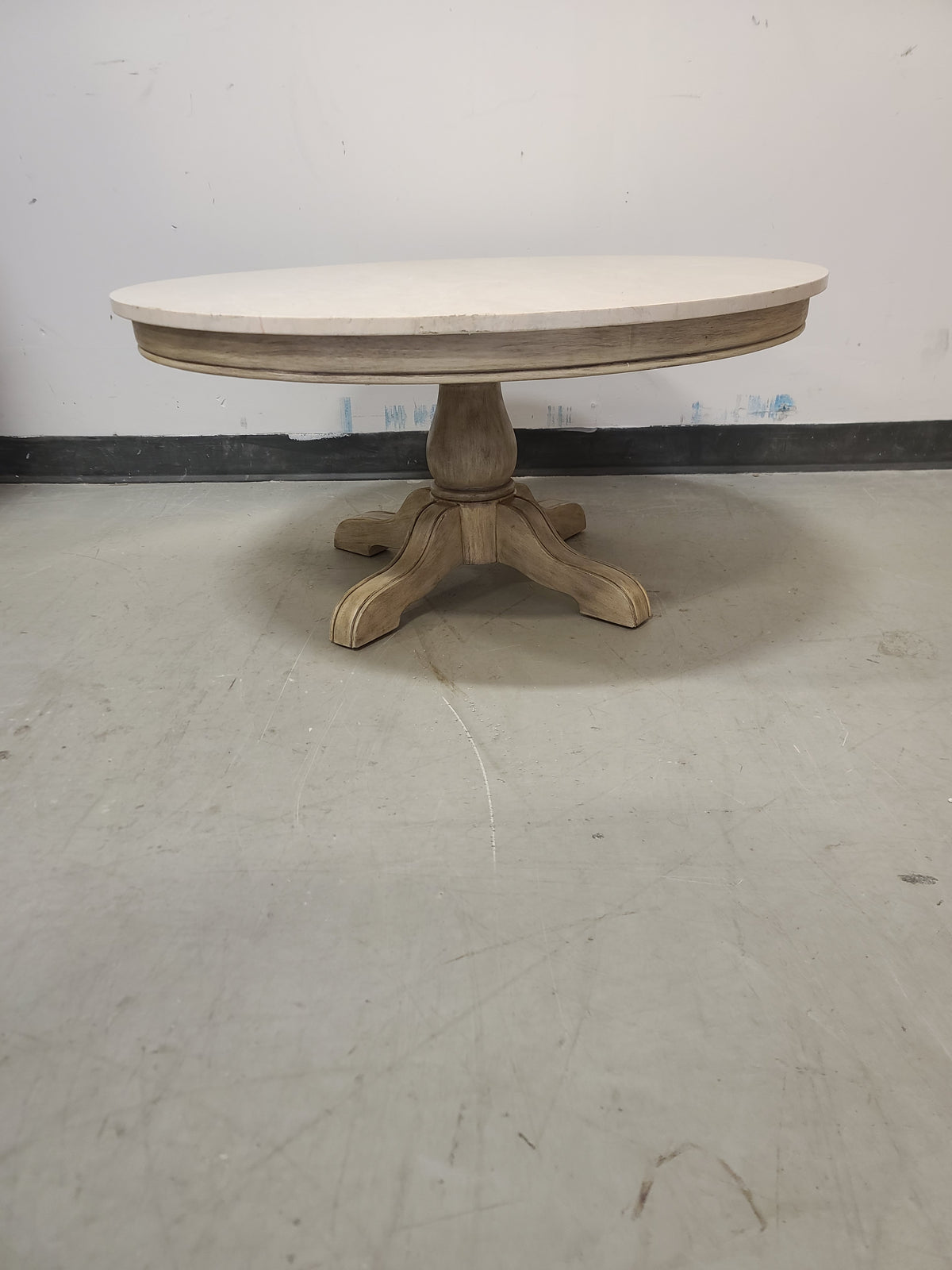 38" Circular Marble Coffee Table