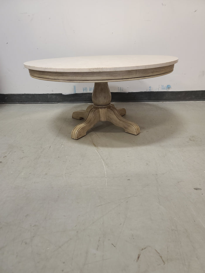38" Circular Marble Coffee Table