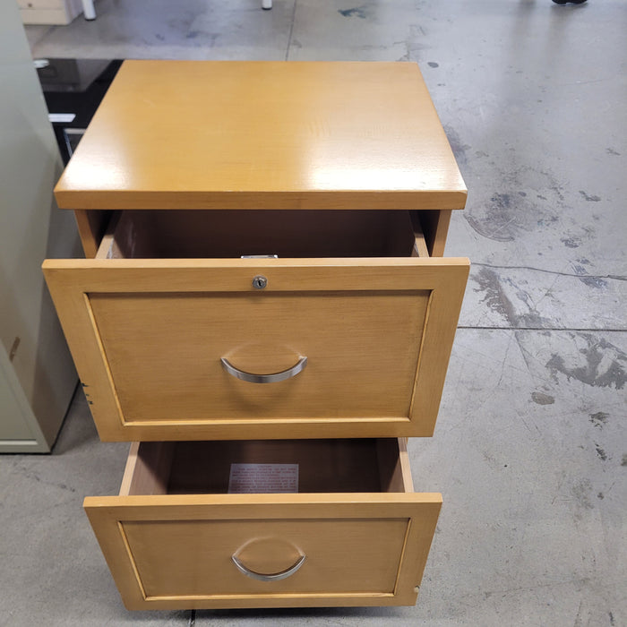19"W Wooden Filing Cabinet