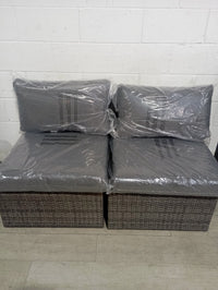 Wicker Outdoor Patio Chair - Set of 2
