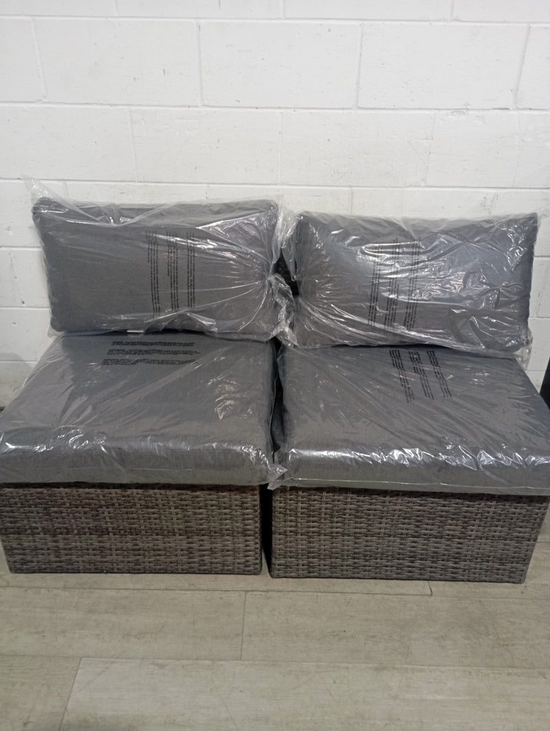 Wicker Outdoor Patio Chair - Set of 2