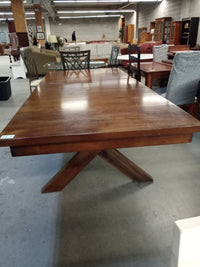 72"W Extendable Wood Dining Table