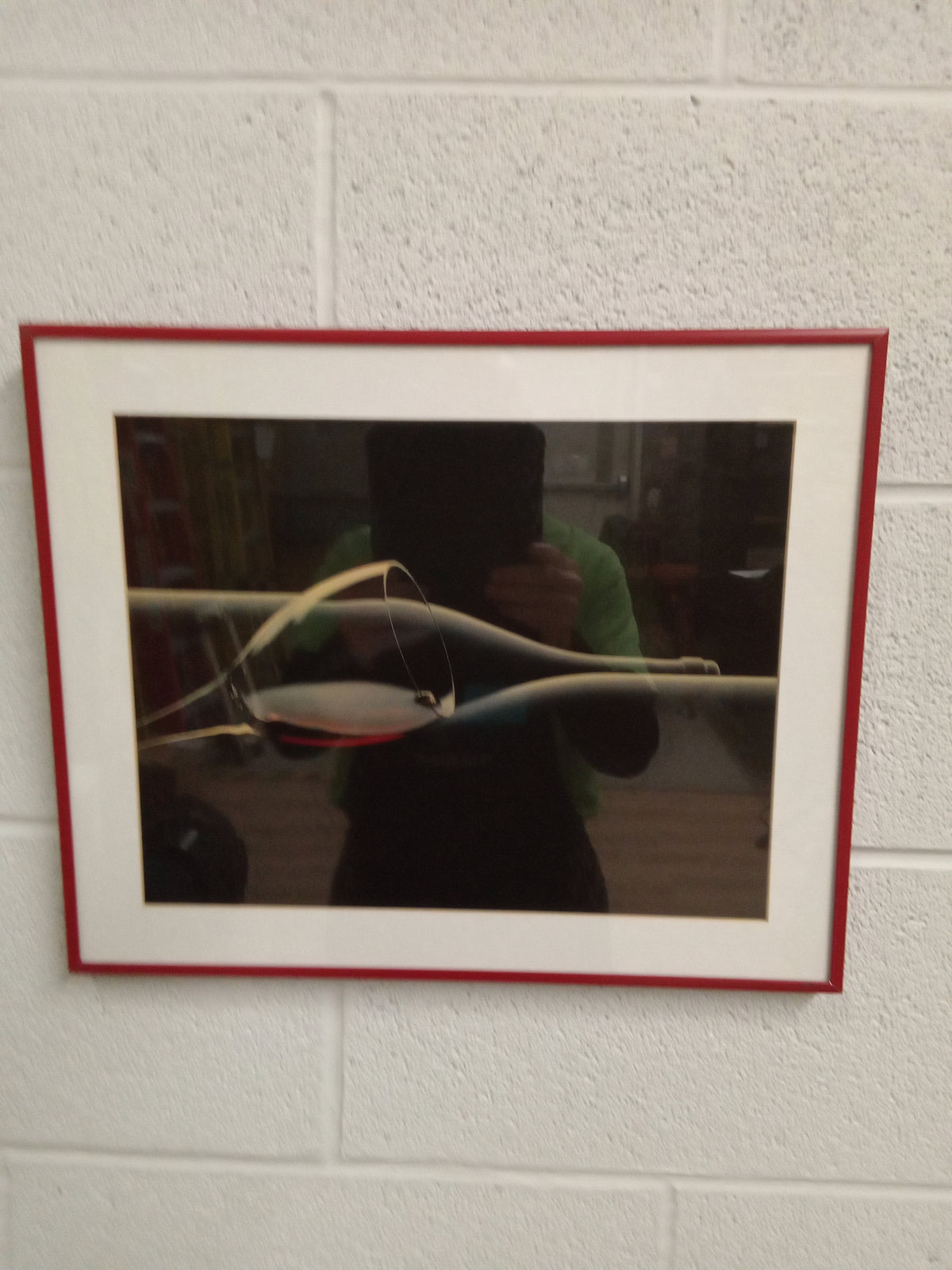 14"W "Red Wine" Poster - Framed