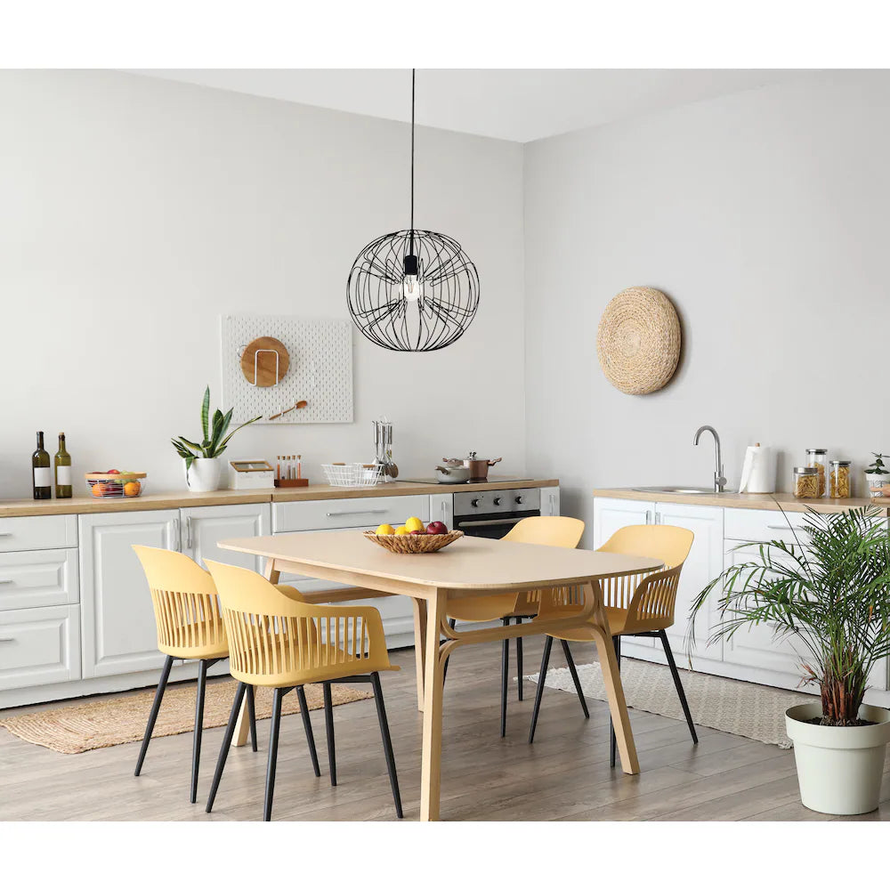 Eglo Okinzuri 1-Light Black Pendant Light
