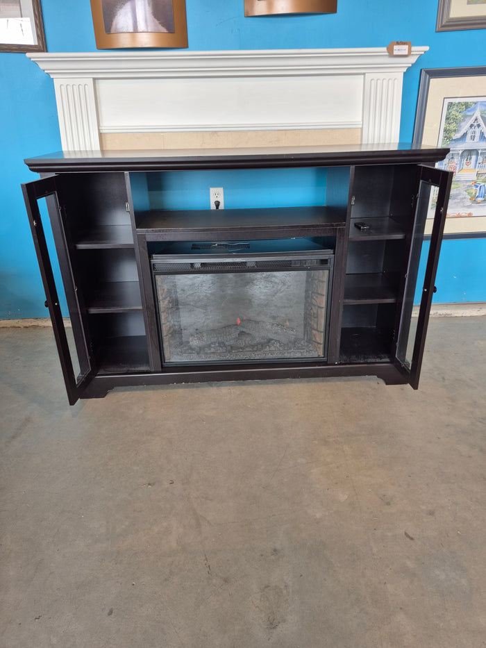 55" TV Stand with Electric Fireplace - with remote