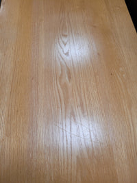 Solid Oak Coffee Table W/ Brass Knob