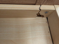 Farley Vanity in Natural with Thin Ceramic Top in White