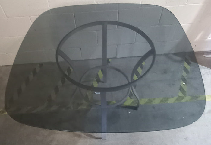 Glass-top Dining Table