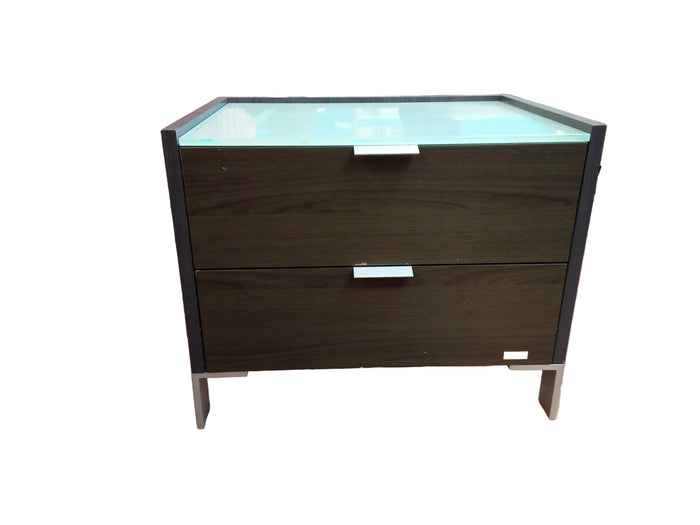 Glass top Night Stand