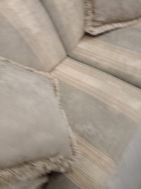 64.5"W Beige Love Seat