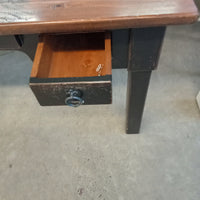60"W Three Drawer Desk - Knotty Pine