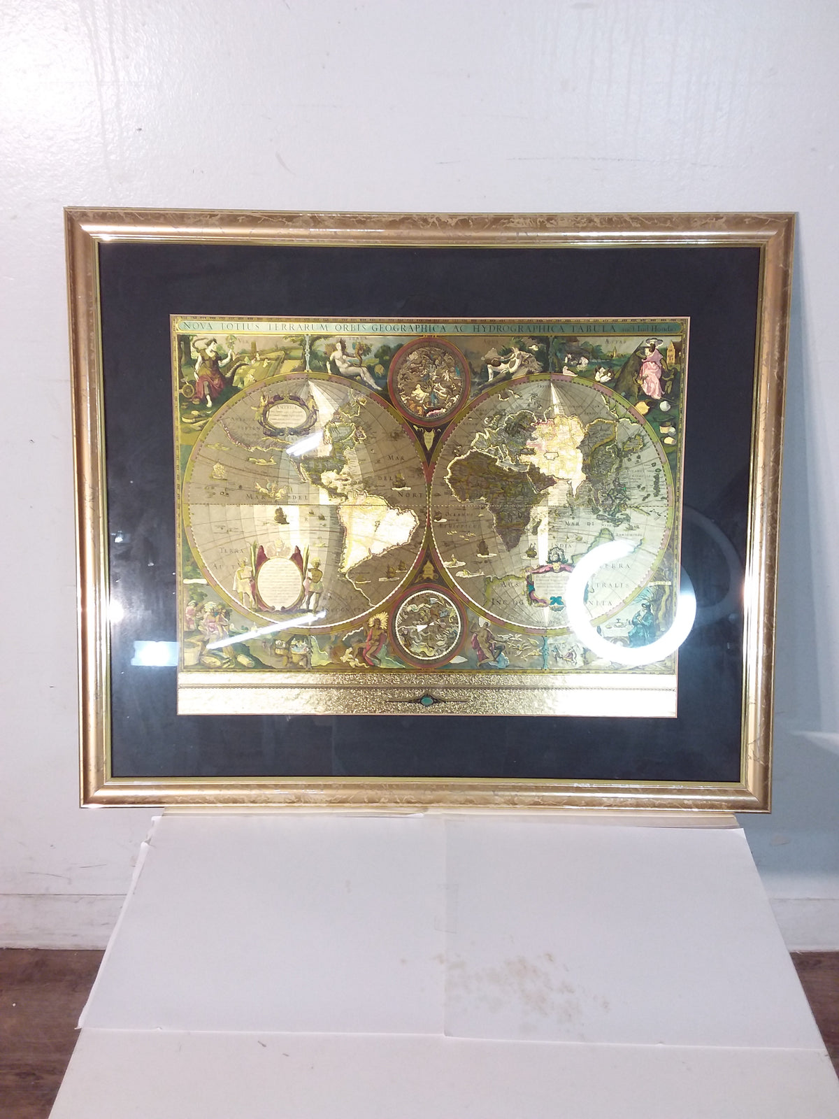 Map Of The Known World Framed Print