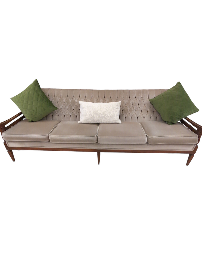 Brown Tufted Sofa