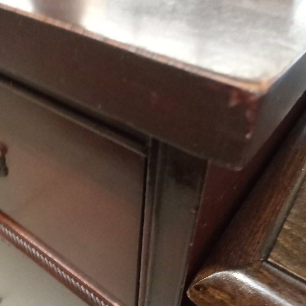 50"W Wooden Sideboard with Six Drawers