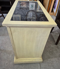 2-Door Credenza with Stone Top
