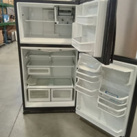 36"W Fridge Freezer with Water Dispenser in Black