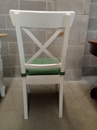 60"W Solid Wood Dining Set with 6 Chairs