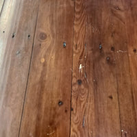 72"W Rustic Knotty Pine Dining Table