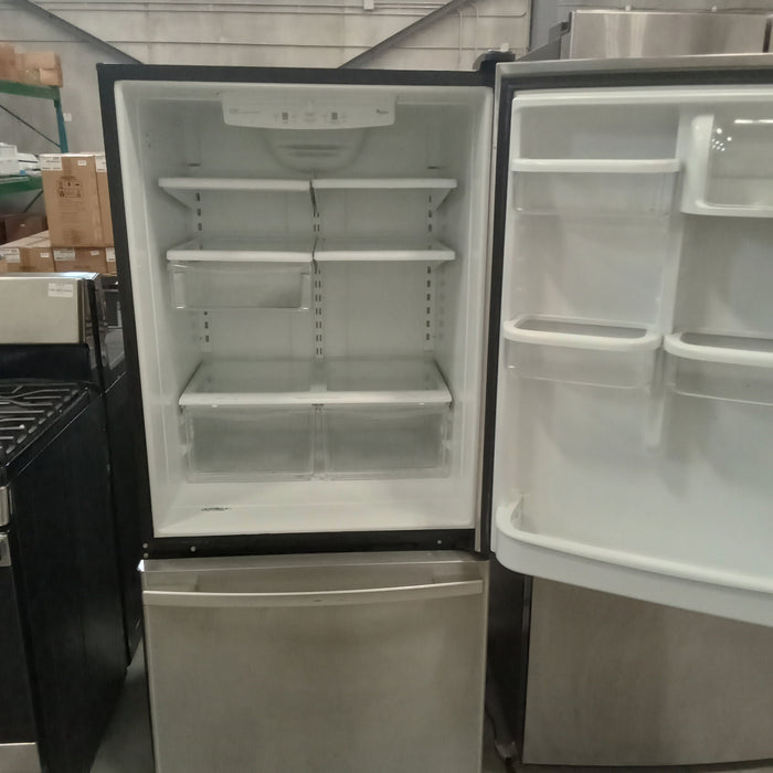30"W Stainless Steel Fridge Freezer