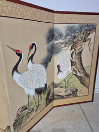 4-Panel Folding Privacy Screen