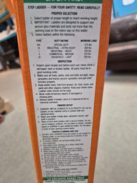 6' Fiberglass Step Ladder - CSA Grade 1 - 250 Lb Load Rating