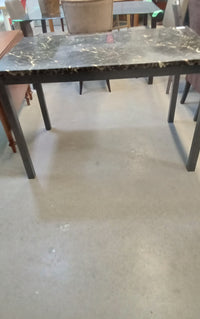 48"W Faux Marble Dinette Table