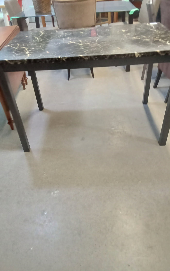 48"W Faux Marble Dinette Table