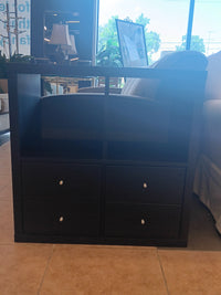 Cube Organizer Shelf With 4 Drawers