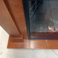 45"W Electric Fireplace within Wooden Mantel