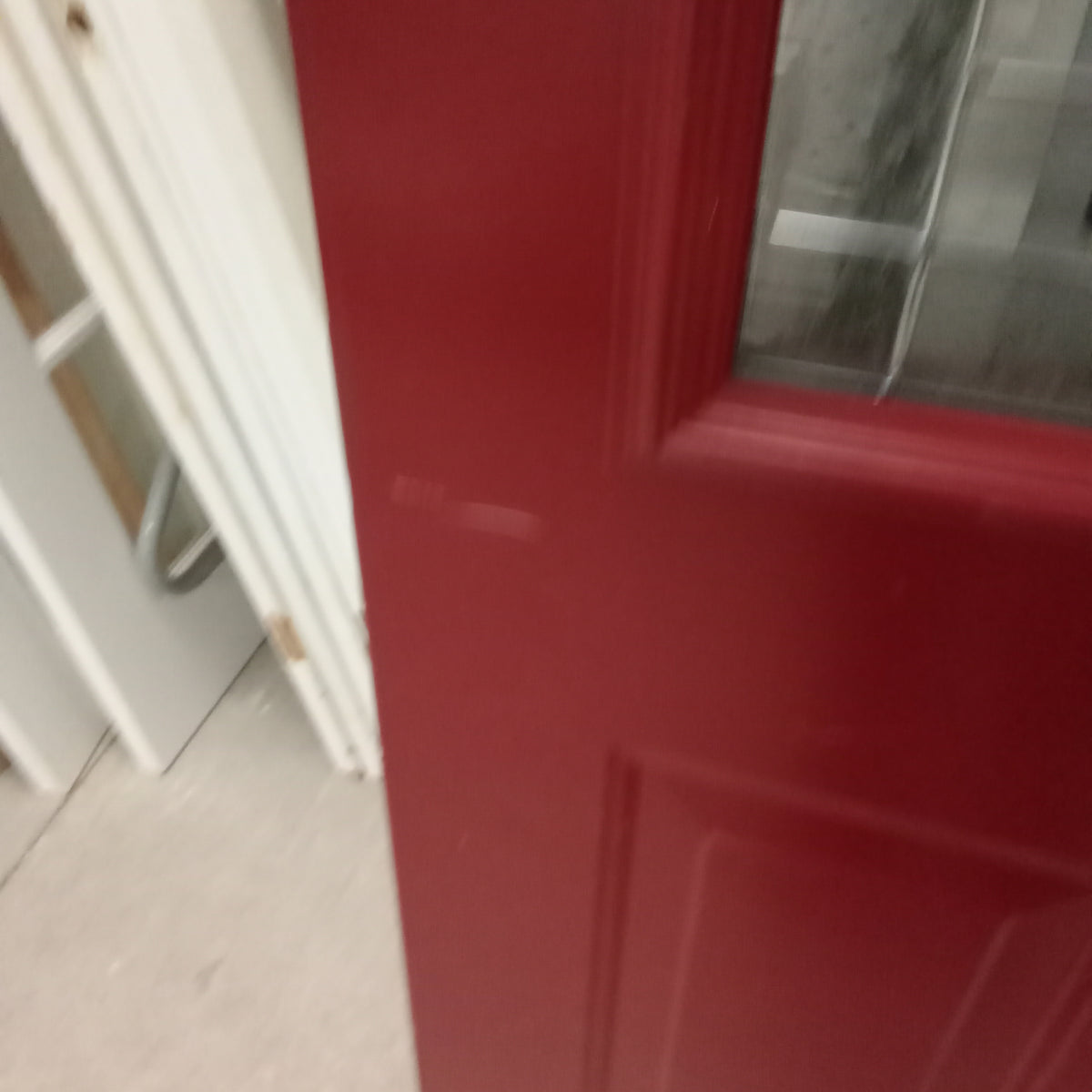 32.5"W Steel Clad Outer Door with Glass Insert