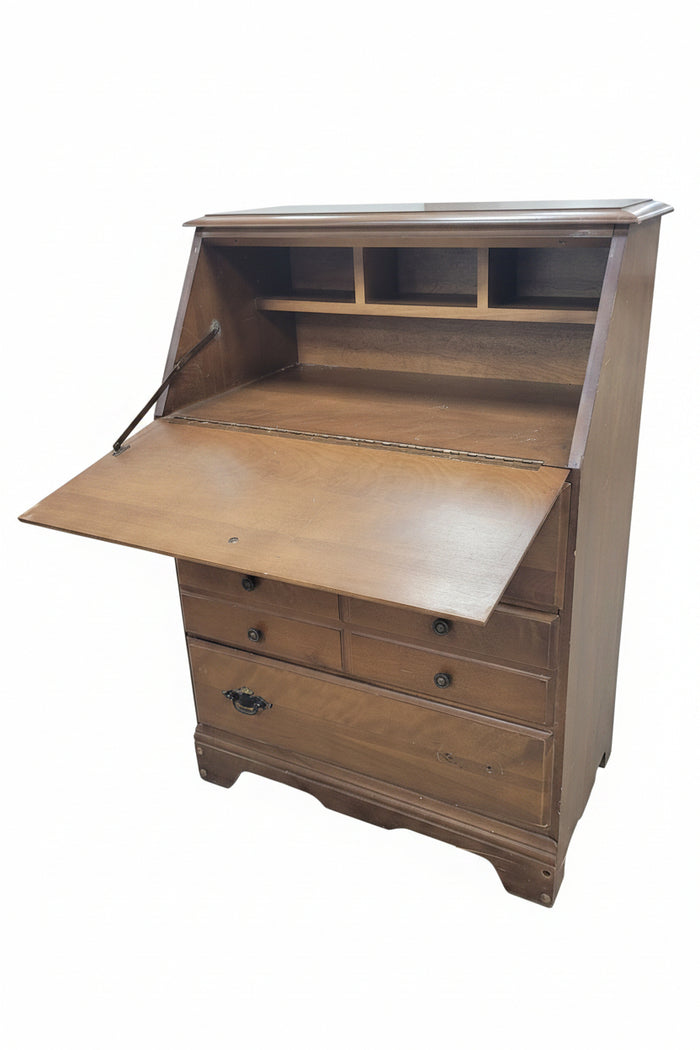 Colonial Revival Drop-Front Secretary Desk