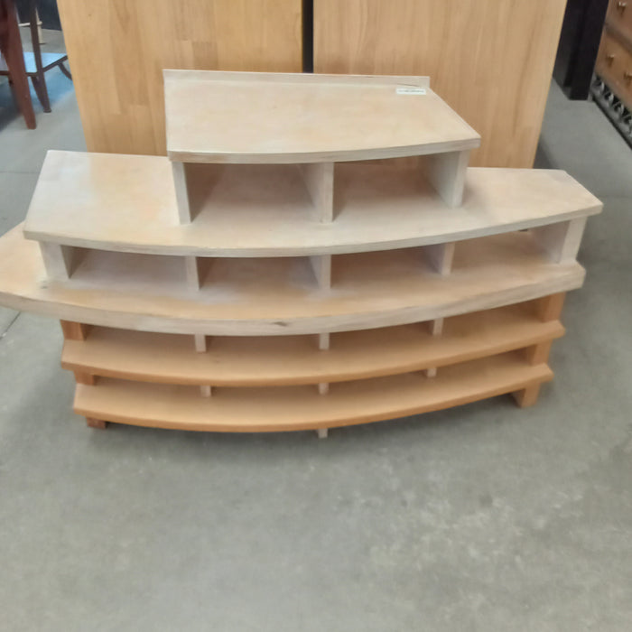 50"W Unique Multi-Tier Shelf Unit