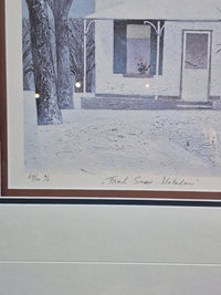 Fresh Snow, Watertown 1957 by A. J. Casson Canadian Art Print Frame 100th Anniversary Seal