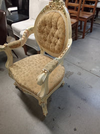 30"W Ornate Armchair