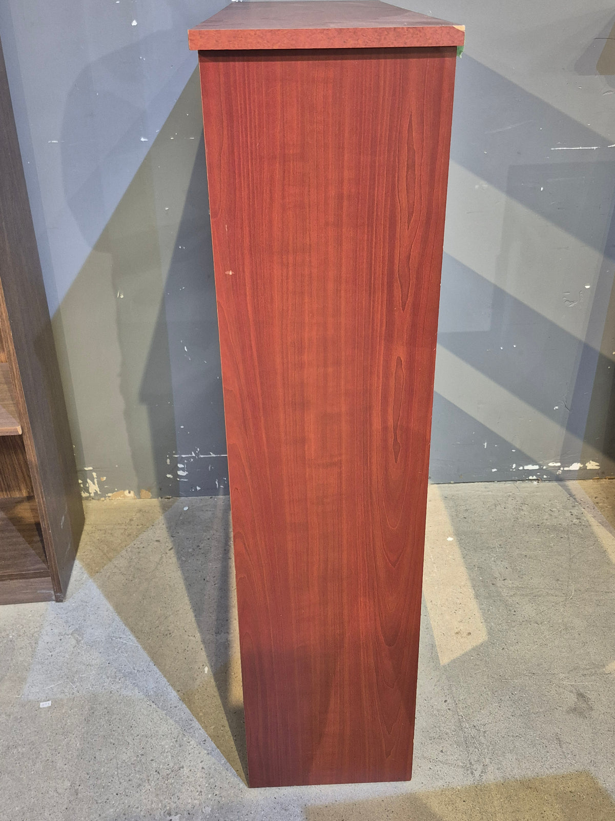 Burgundy 2 Shelf Open Bookcase