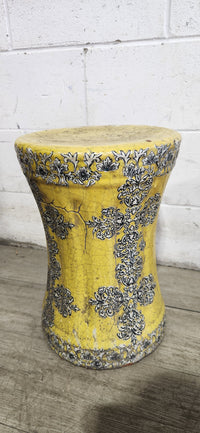 Vintage Ceramic Garden Stool / Pair