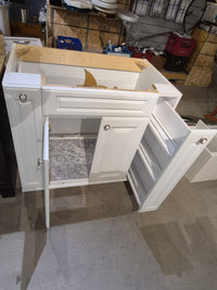 36" White Vanity Cabinet