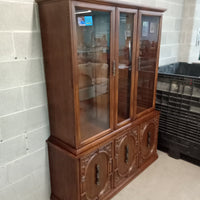 54"W 2-Piece Display Hutch