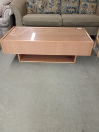 48"W Coffee Table with Two Drawers