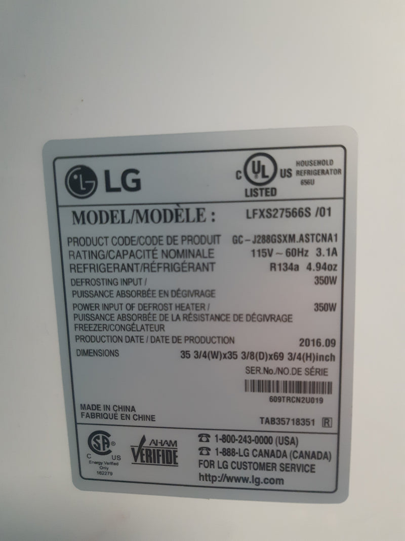 LG Electric Stainless Steel Refrigerator