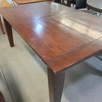 72"W Rustic Knotty Pine Dining Table