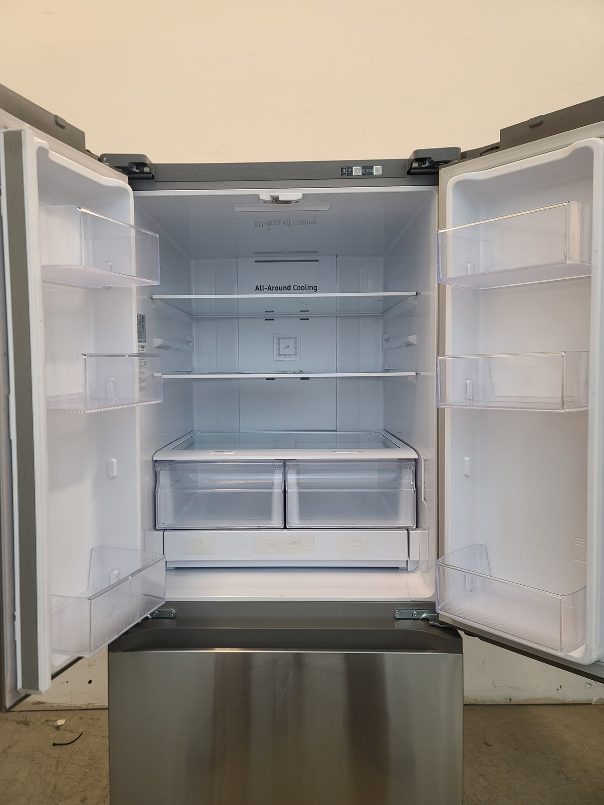 Samsung 30-Inch W 21.8 Cu.Ft. French Door Refrigerator with Icemaker in Freezer in Stainless Steel - ENERGY STA