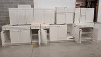14 Pcs White Kitchen Cabinet Set $995