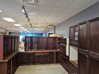 Dark Brown Kitchen Cabinet Set